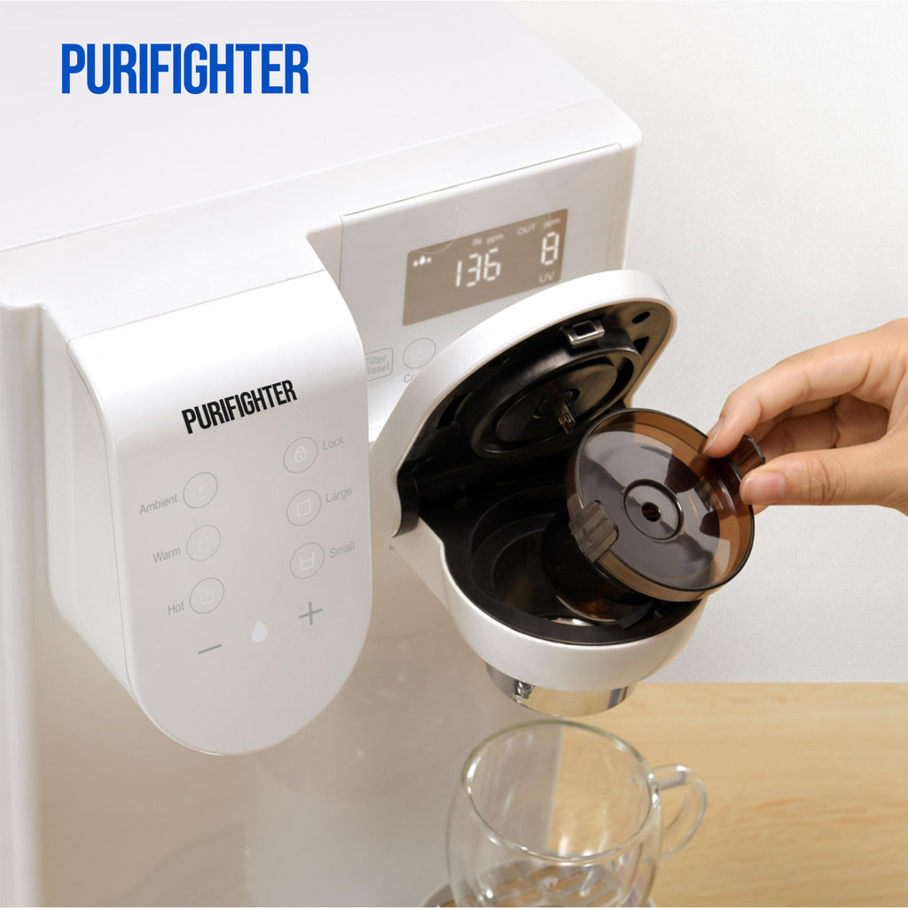 Purifighter-4-Temp Desktop Coffee Station | 5s Hot Water & RO Filtration（YHR1203-A）