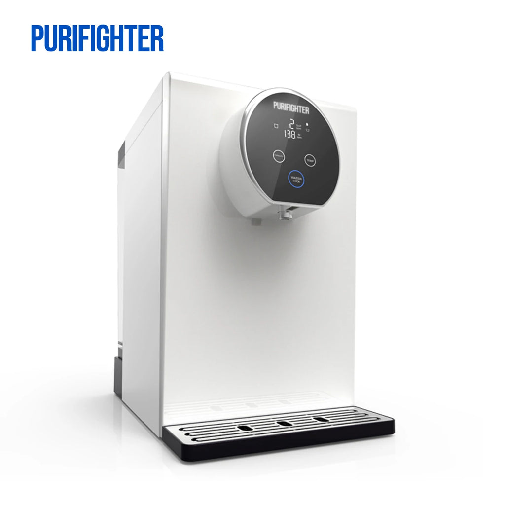 Purifighter-3-Cup Desktop RO System | Dual Mode Tank/Tap | UV Sterilization (YHR2402-B)