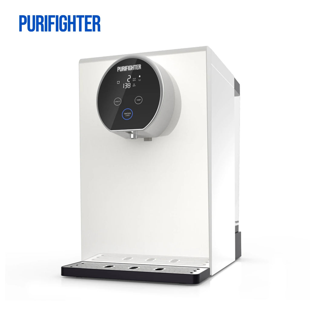 Purifighter-3-Cup Desktop RO System | Dual Mode Tank/Tap | UV Sterilization (YHR2402-B)