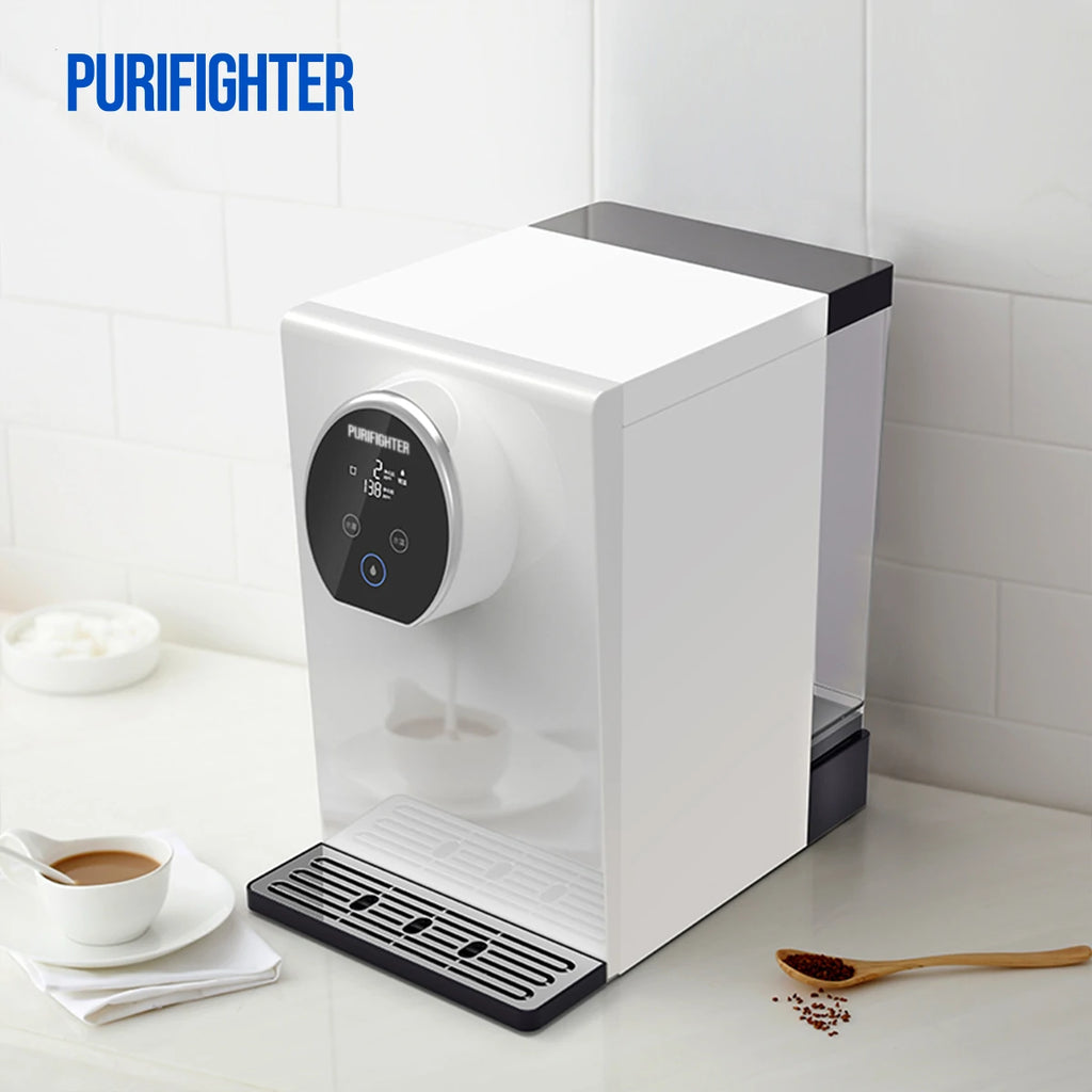 Purifighter-3-Cup Desktop RO System | Dual Mode Tank/Tap | UV Sterilization (YHR2402-B)