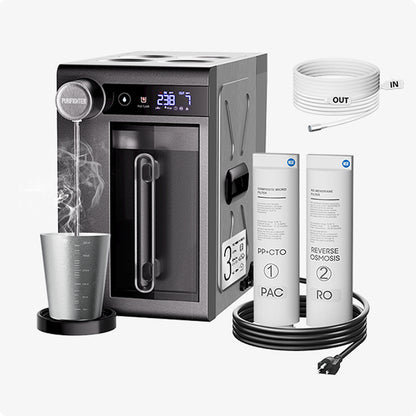 PURIFIGHTER GAIYA™ - Heating MOBILE WATER FILTER FOR OUTDOOR, CAMPING & EMERGENCIES